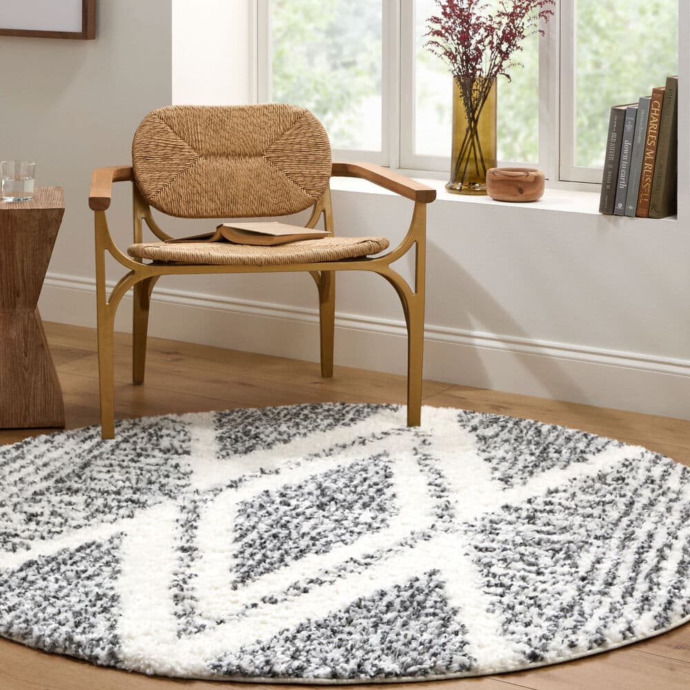 Deluxe Shag Black Machine Woven Rug by Livabliss - Image 5