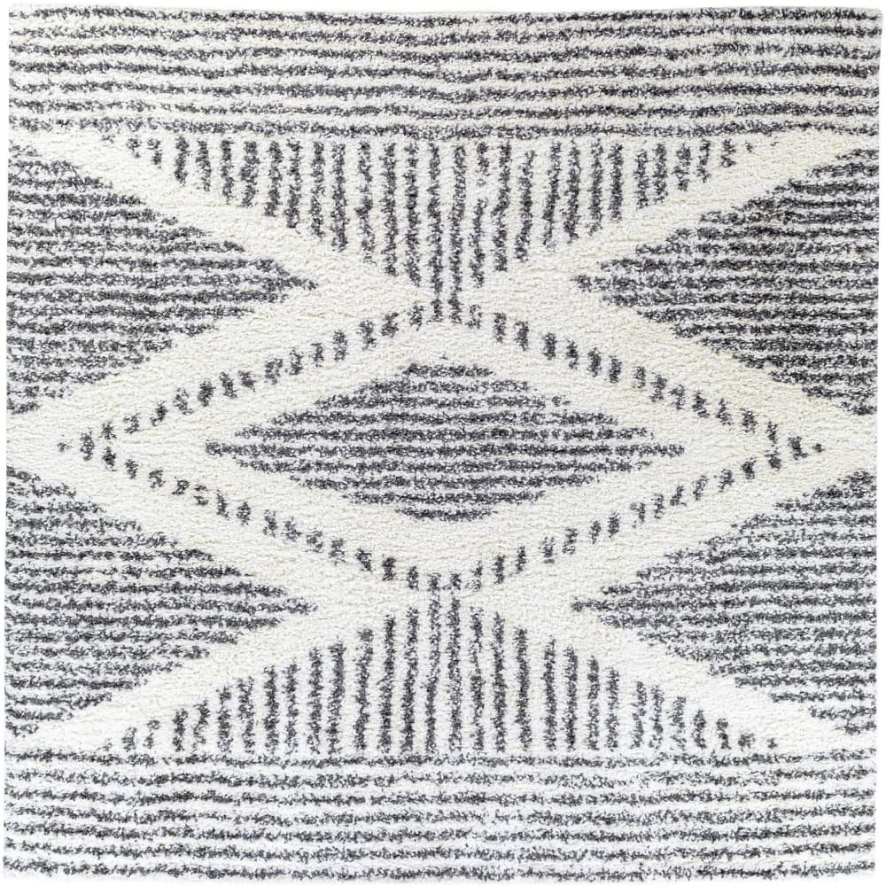 Deluxe Shag Black Machine Woven Rug by Livabliss - Image 6