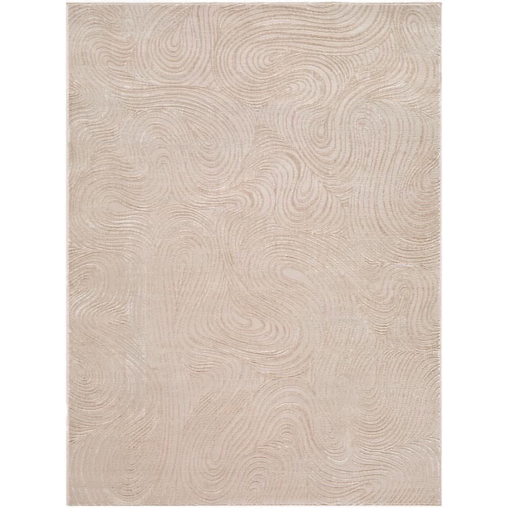 Grenelle Taupe Machine Woven Rug by Elle Decor for Livabliss