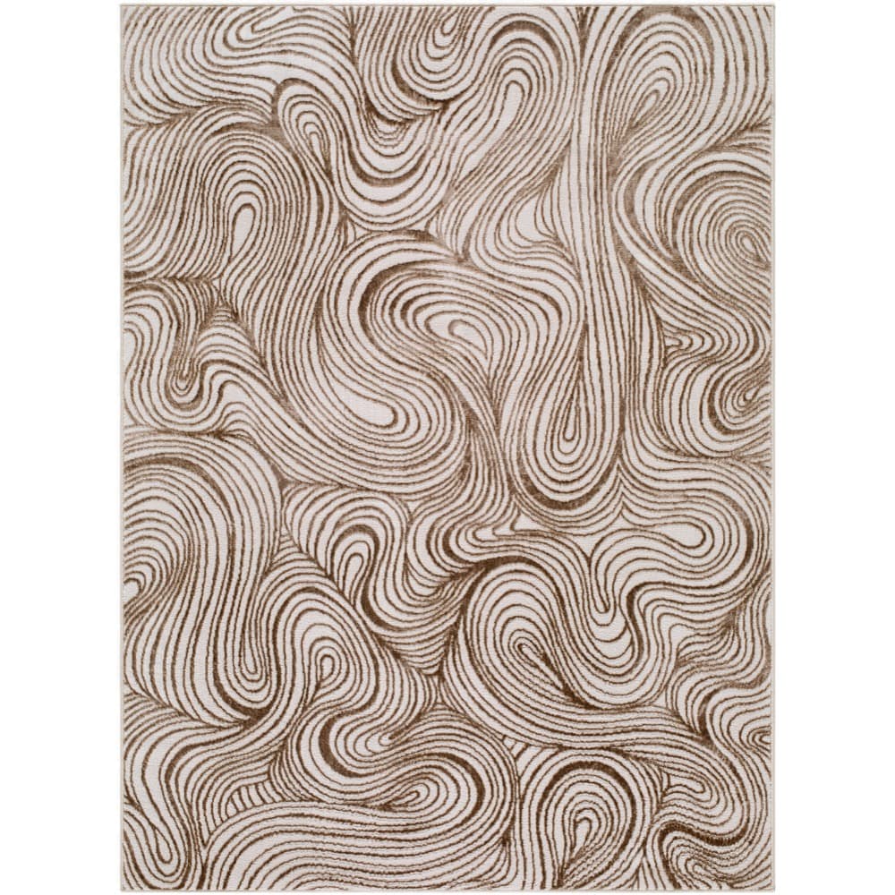 Grenelle Taupe Machine Woven Rug by Elle Decor for Livabliss