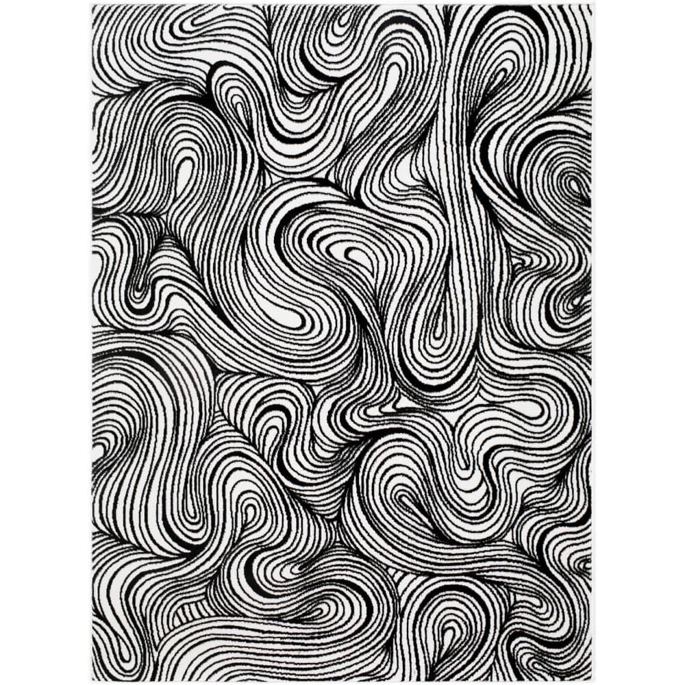 Grenelle Ivory Machine Woven Rug by Elle Decor for Livabliss