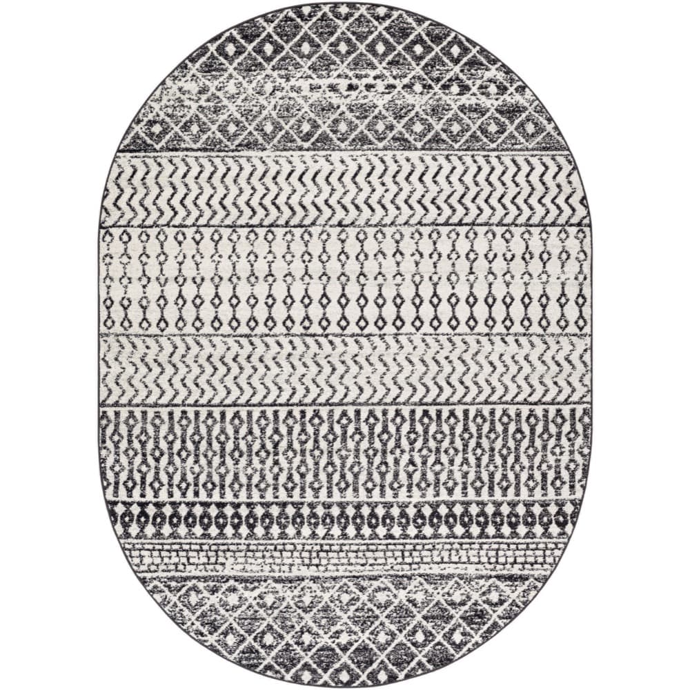Elaziz Black Machine Woven Rug by Livabliss - Image 10