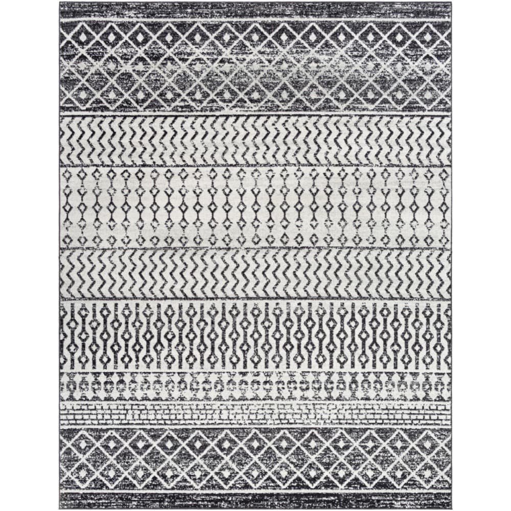 Elaziz Black Machine Woven Rug by Livabliss - Image 6