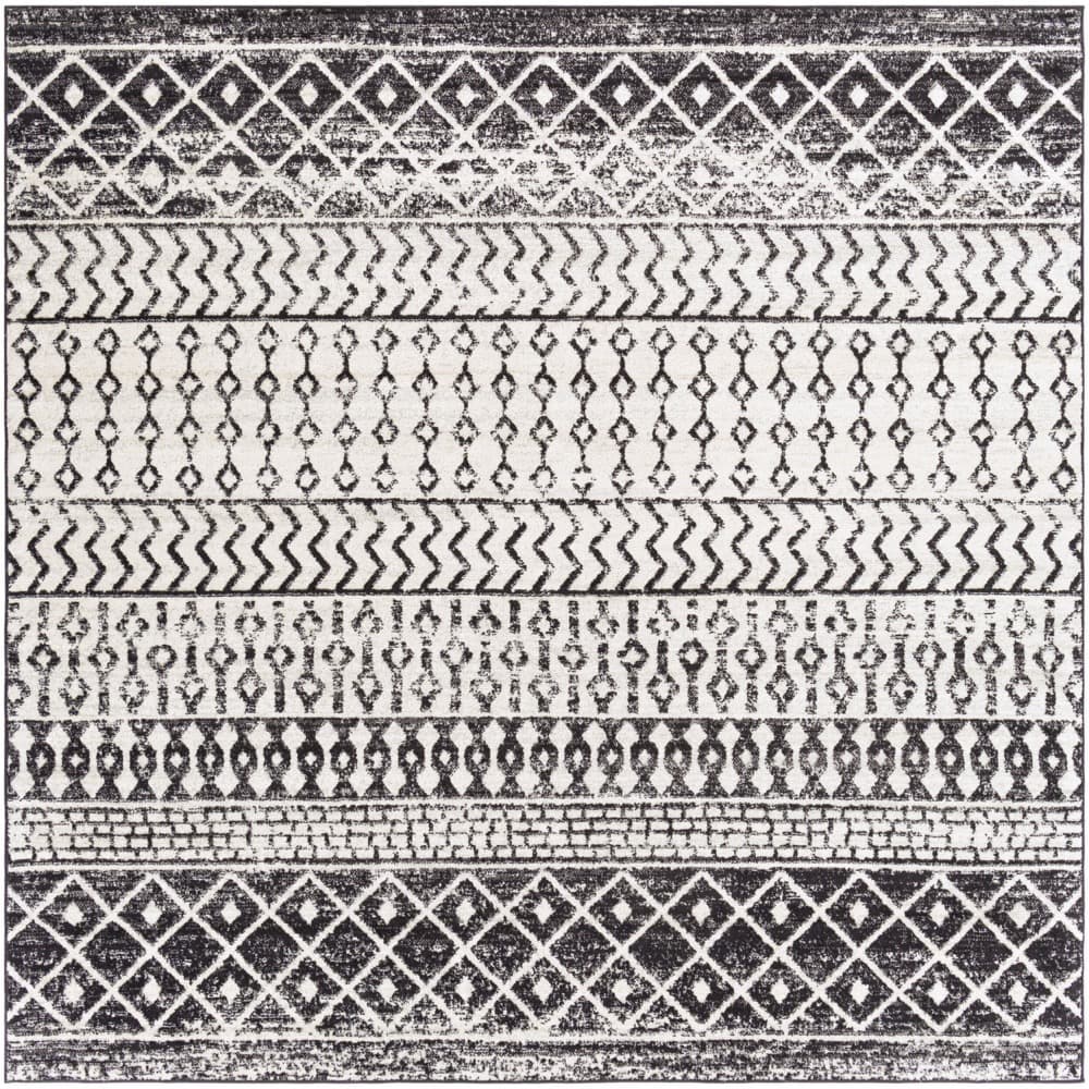 Elaziz Black Machine Woven Rug by Livabliss - Image 8
