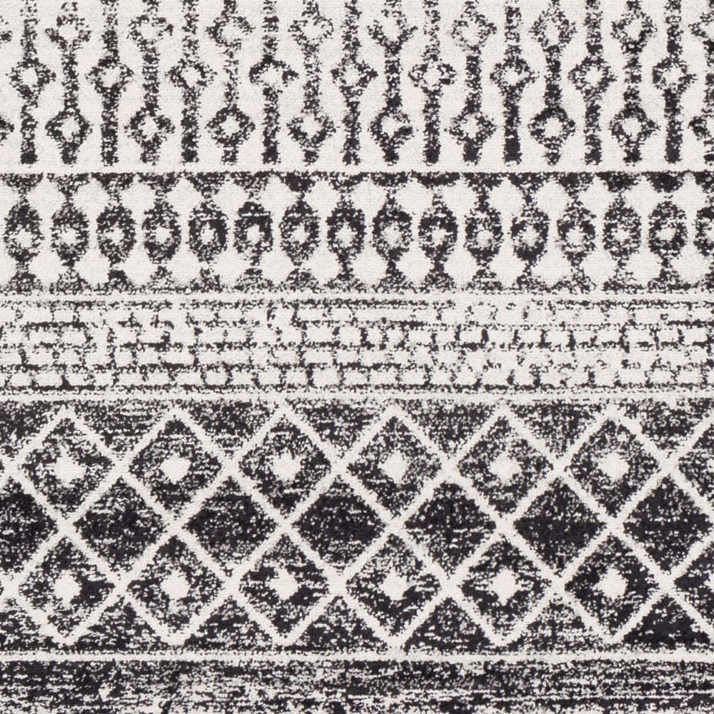 Elaziz Black Machine Woven Rug by Livabliss - Image 4
