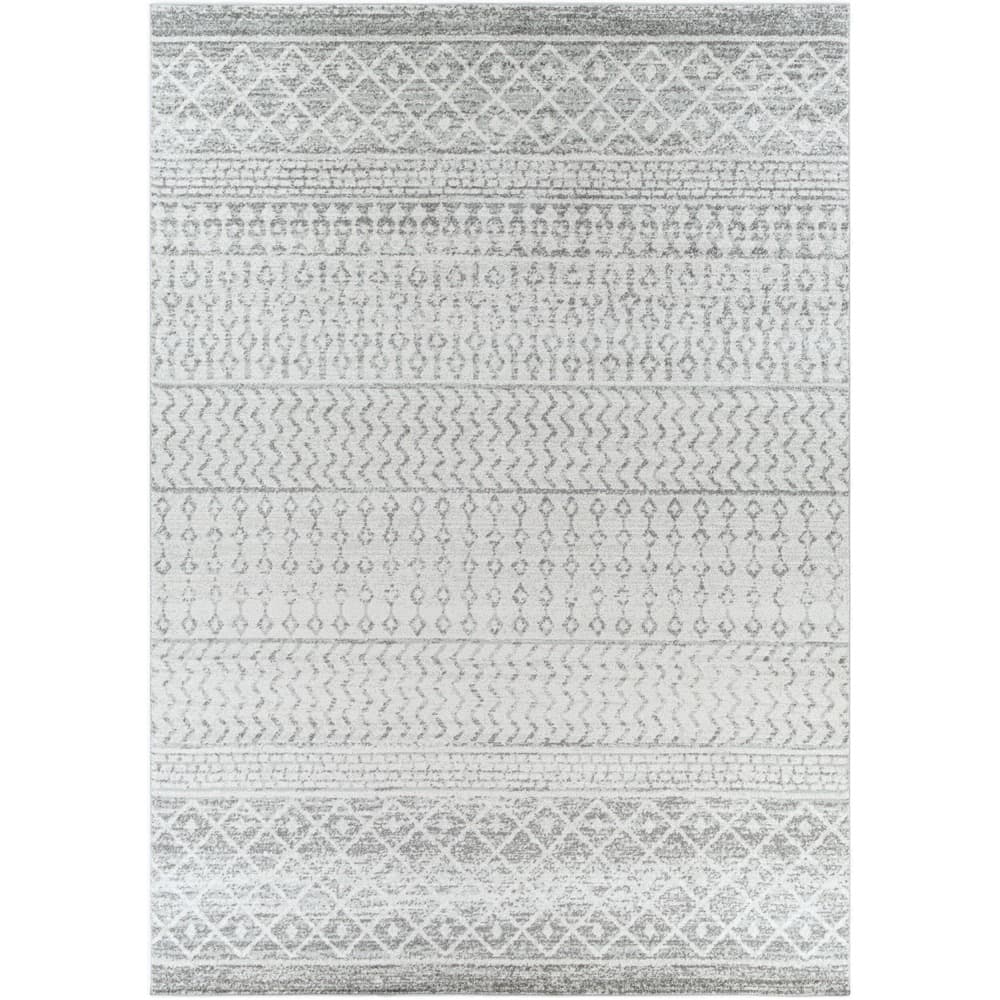 Elaziz Off White Machine Woven Rug by Livabliss