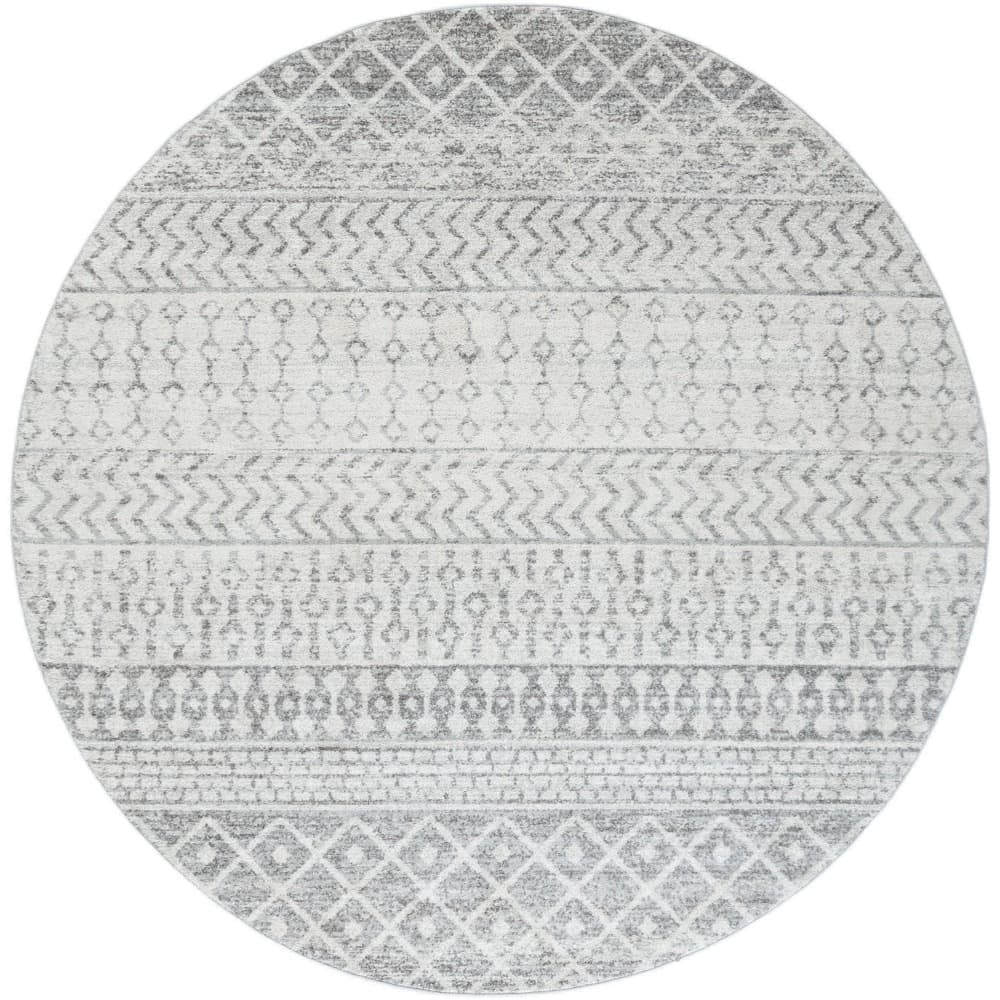 Elaziz Off White Machine Woven Rug by Livabliss - Image 7