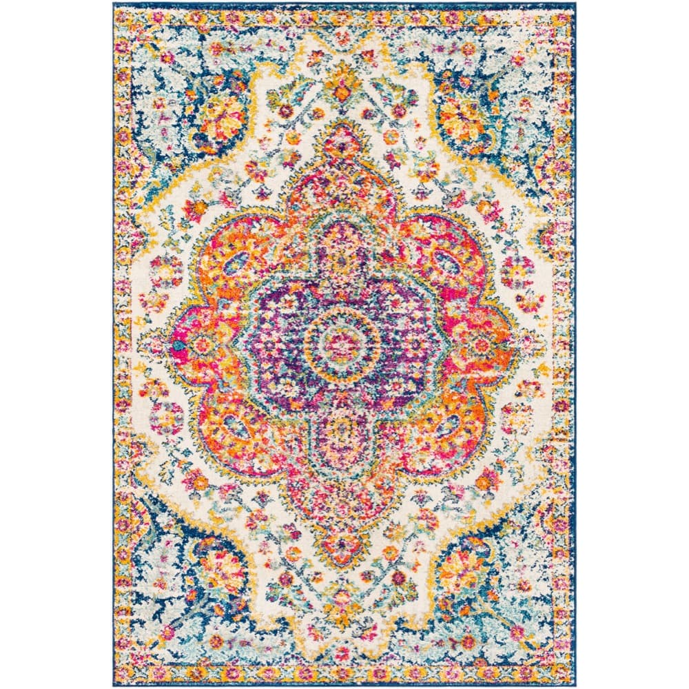 Elaziz Orange Machine Woven Rug by Livabliss - Image 9