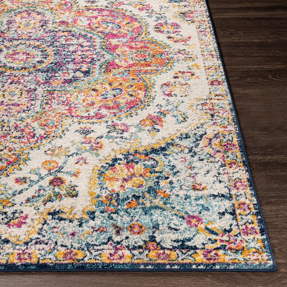 Elaziz Orange Machine Woven Rug by Livabliss - Image 5