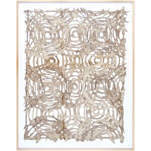 Kehena Khaki Framed Art by Livabliss