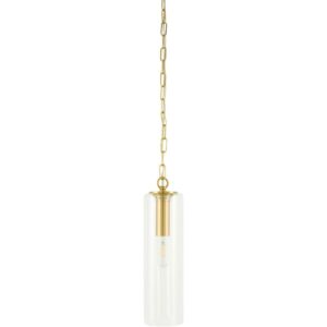 Eolia Metallic Brass Pendant by Livabliss