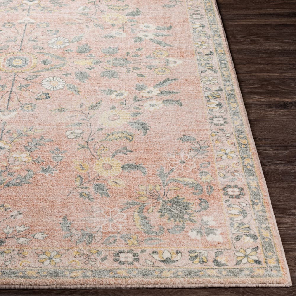 Erin Pink Machine Woven Rug by Livabliss - Image 5