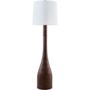 Fonce Dark Brown Accent Floor Lamp by Livabliss