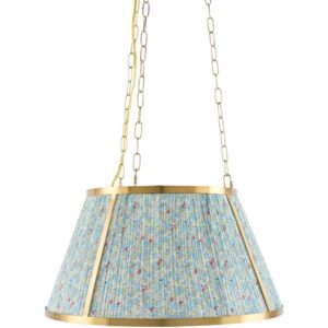 Florie Metallic Brass Pendant by Livabliss