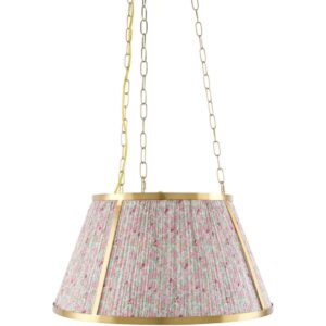 Florie Metallic Brass Pendant by Livabliss