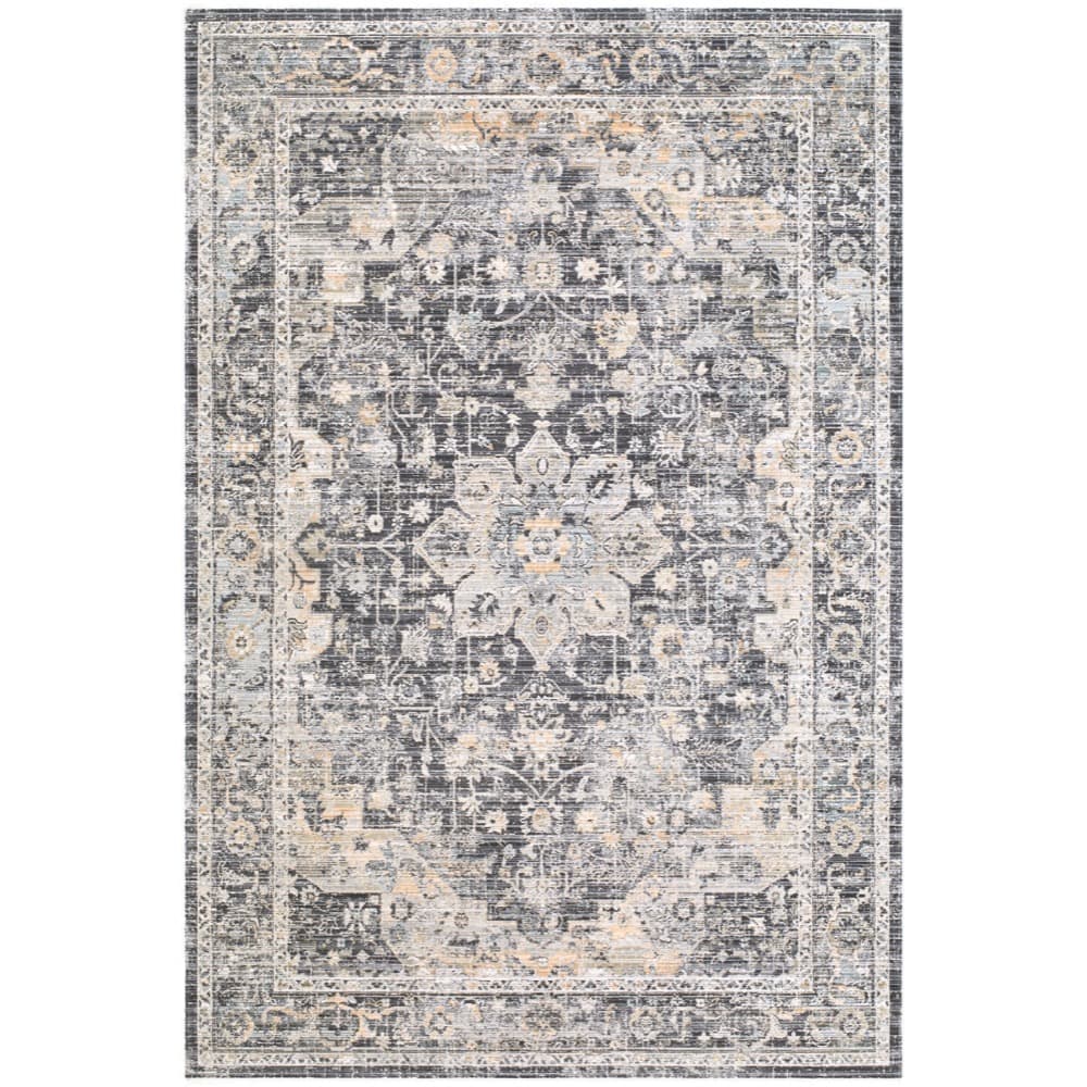 Breckley Ink Blue Machine Woven Rug by Galey Alix for Livabliss