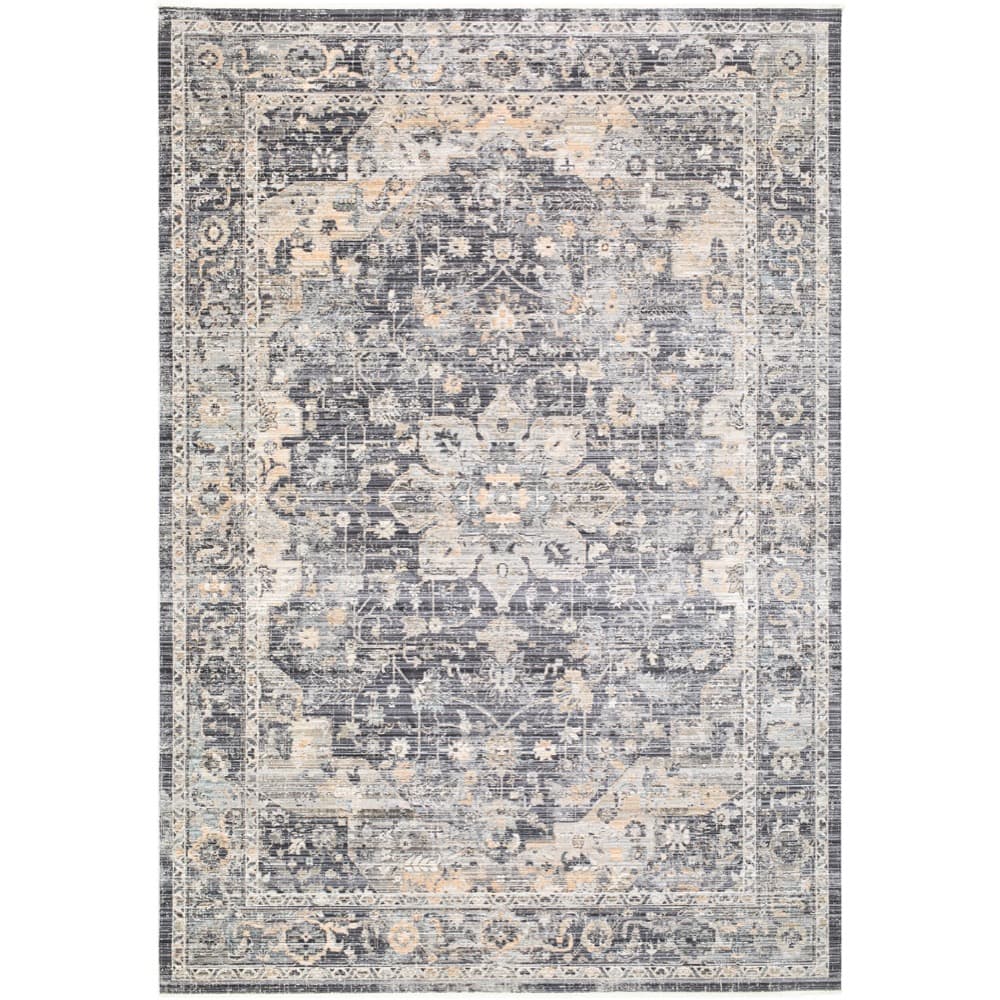 Breckley Ink Blue Machine Woven Rug by Galey Alix for Livabliss - Image 2