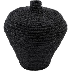 Chiya Black Vase by Galey Alix for Livabliss