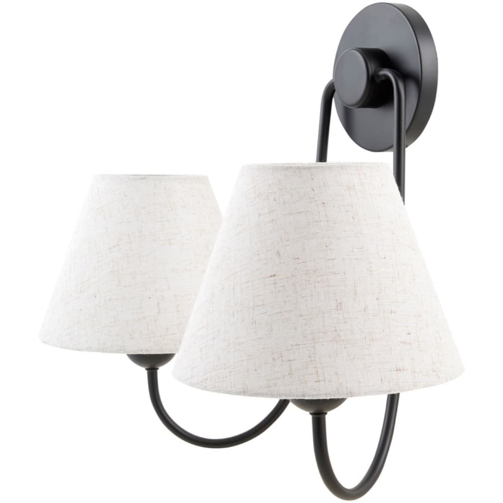 The Dillon Black Wall Sconce by Galey Alix for Livabliss