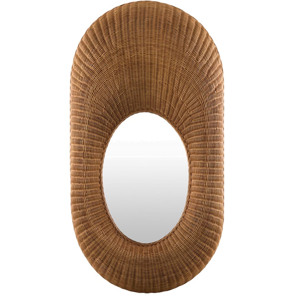 Lye Brown Accent Mirror by Galey Alix for Livabliss