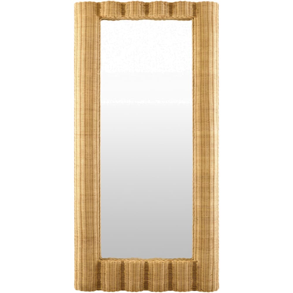 Tortola Clear Accent Mirror by Galey Alix for Livabliss