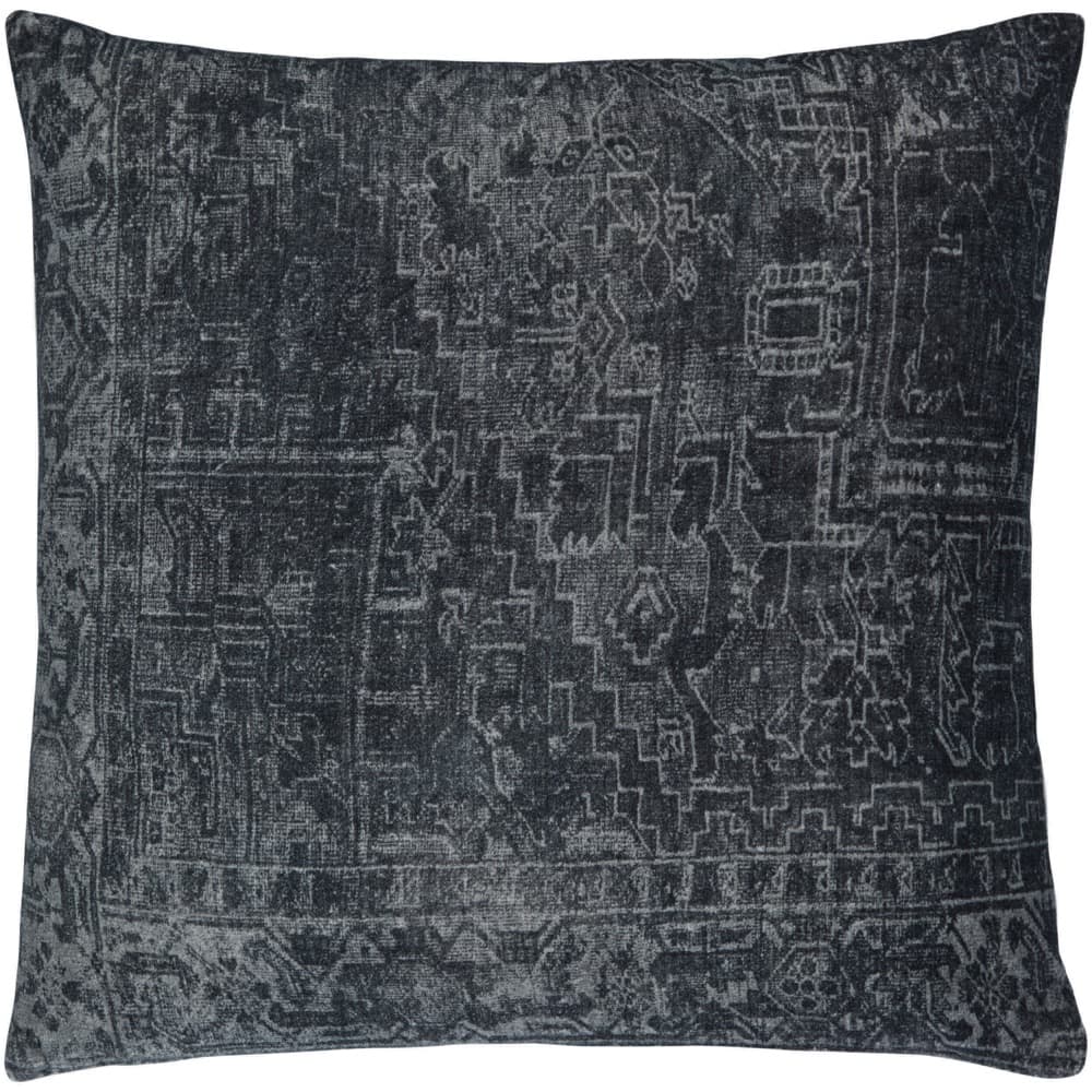 Toole Charcoal Accent Pillow by Livabliss