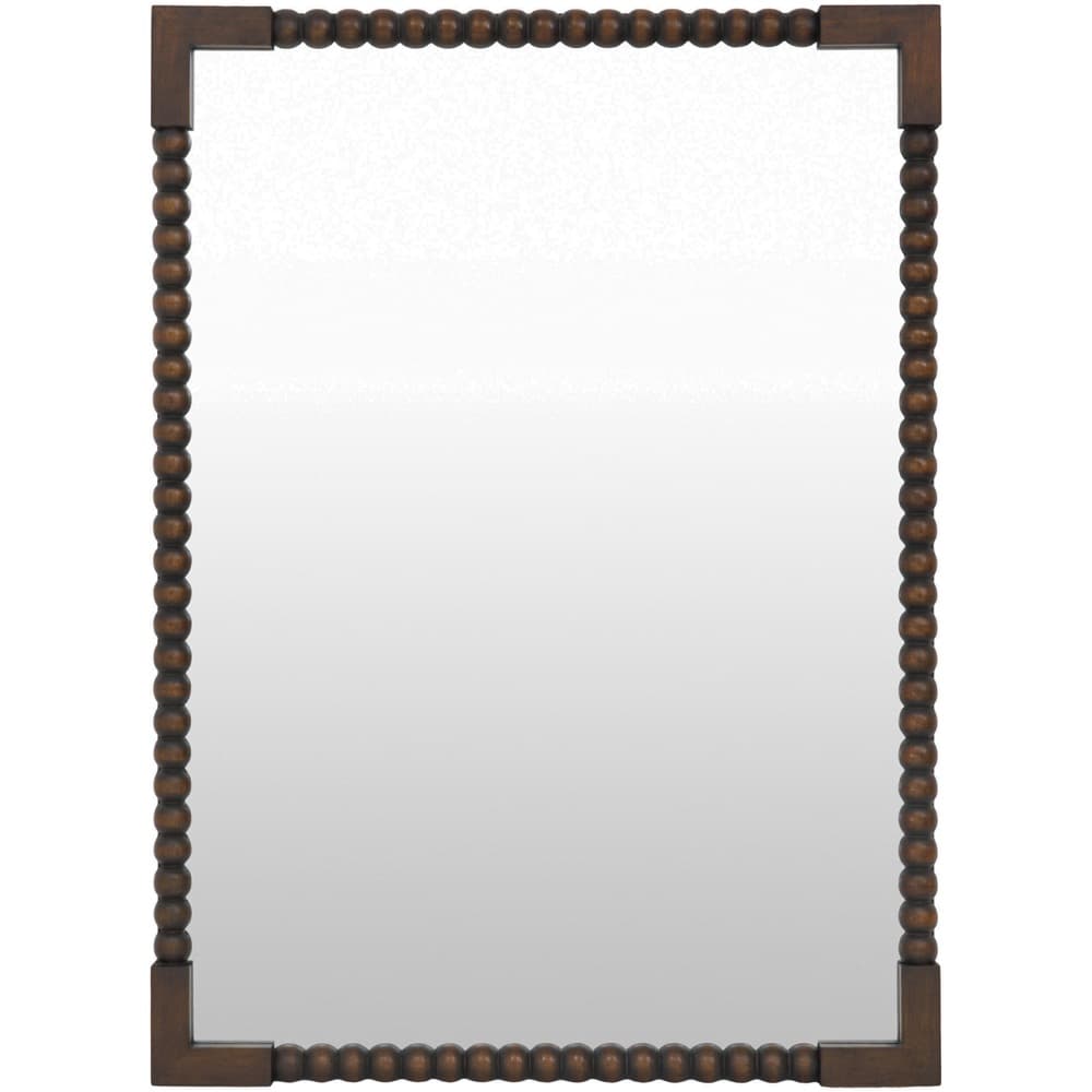 Lizzie Dark Brown Accent Mirror by Galey Alix for Livabliss