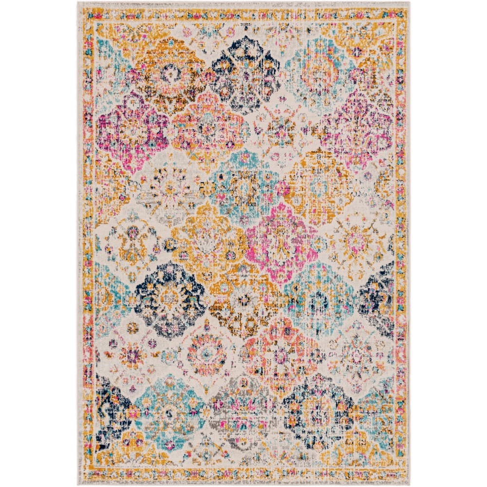 Harput Beige Machine Woven Rug by Livabliss - Image 8