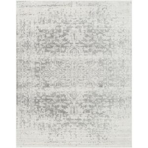 Harput Gray Machine Woven Rug by Livabliss