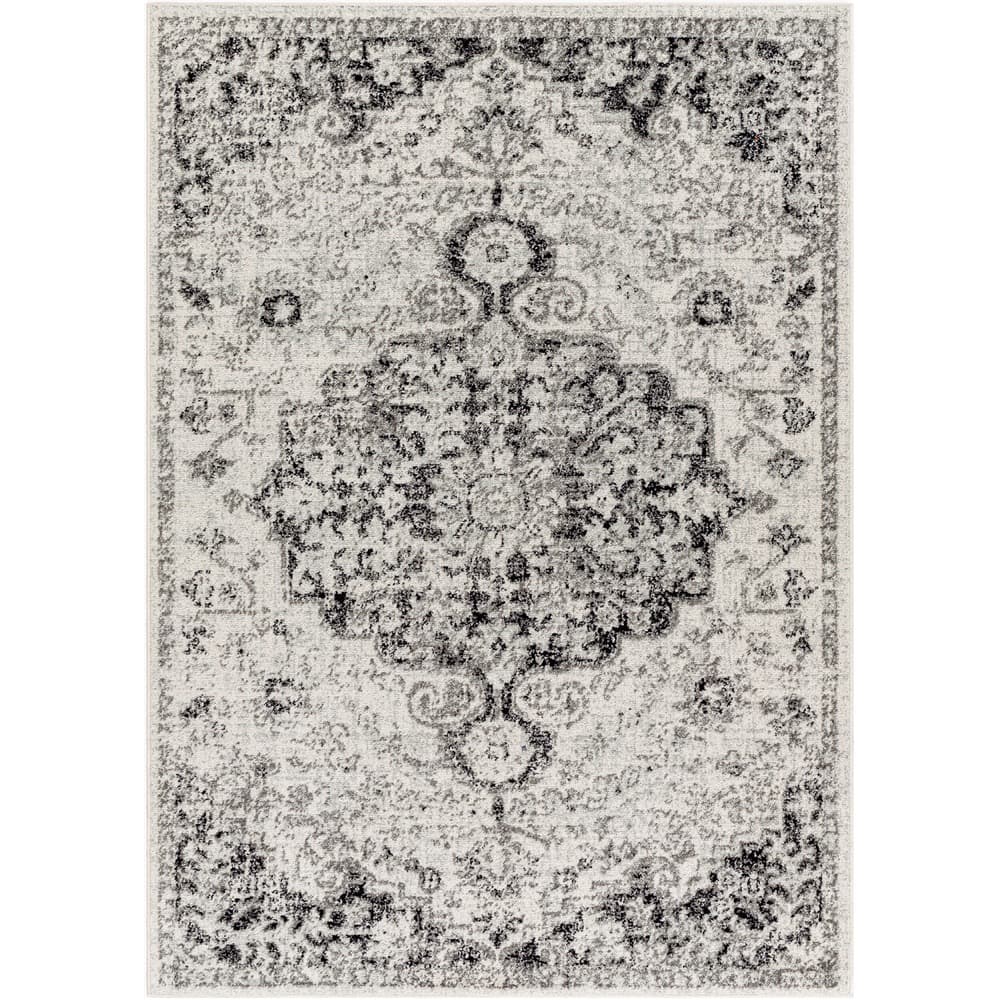 Harput Black Machine Woven Rug by Livabliss - Image 6