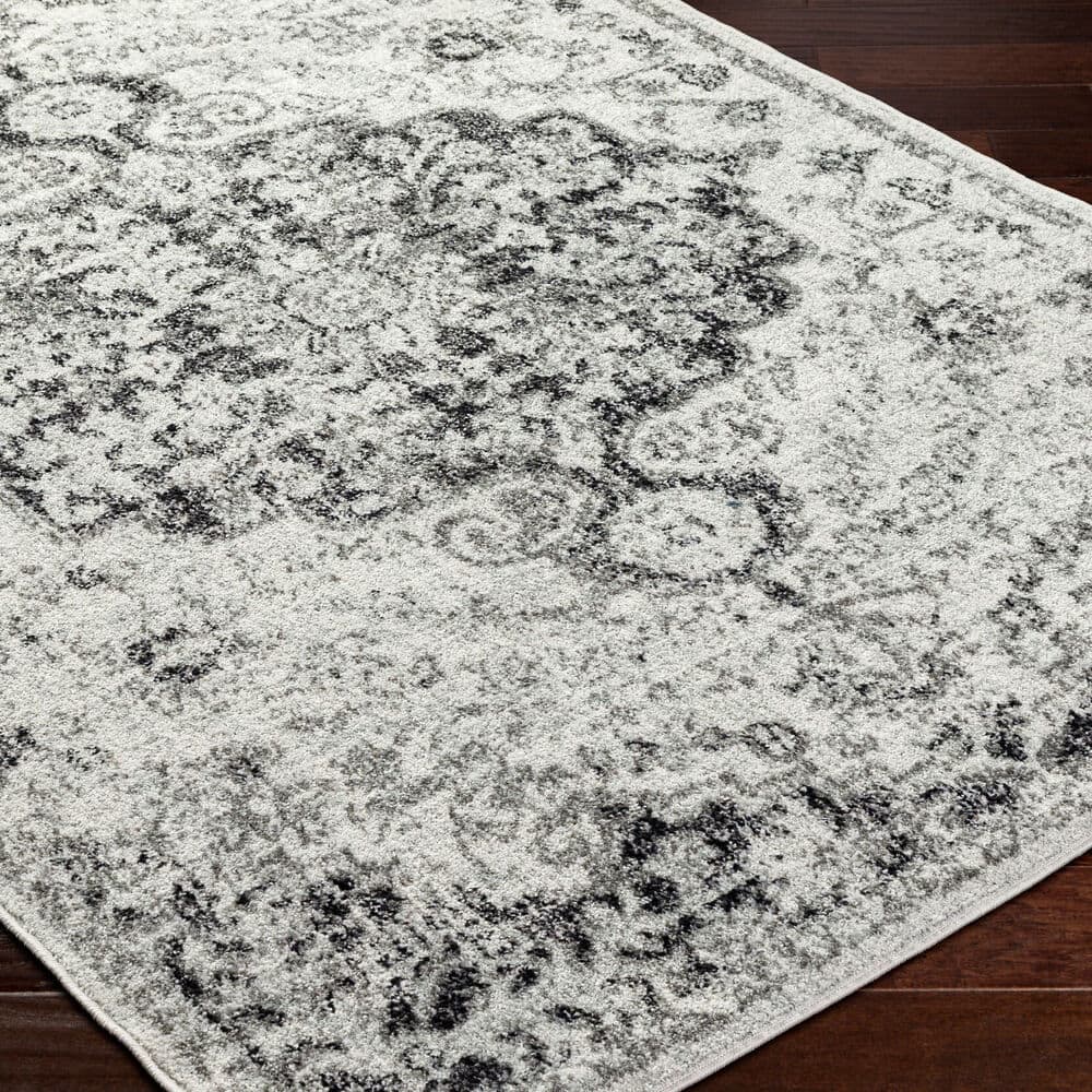 Harput Black Machine Woven Rug by Livabliss - Image 3