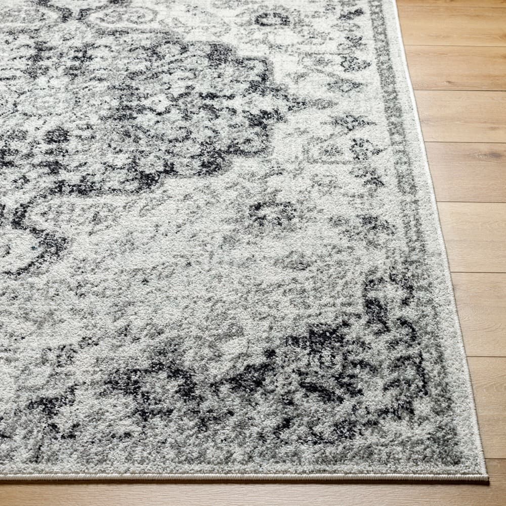 Harput Black Machine Woven Rug by Livabliss - Image 5