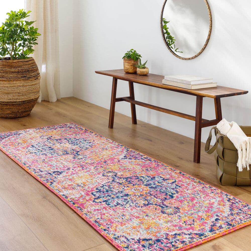 Harput Blue Machine Woven Rug by Livabliss - Image 8