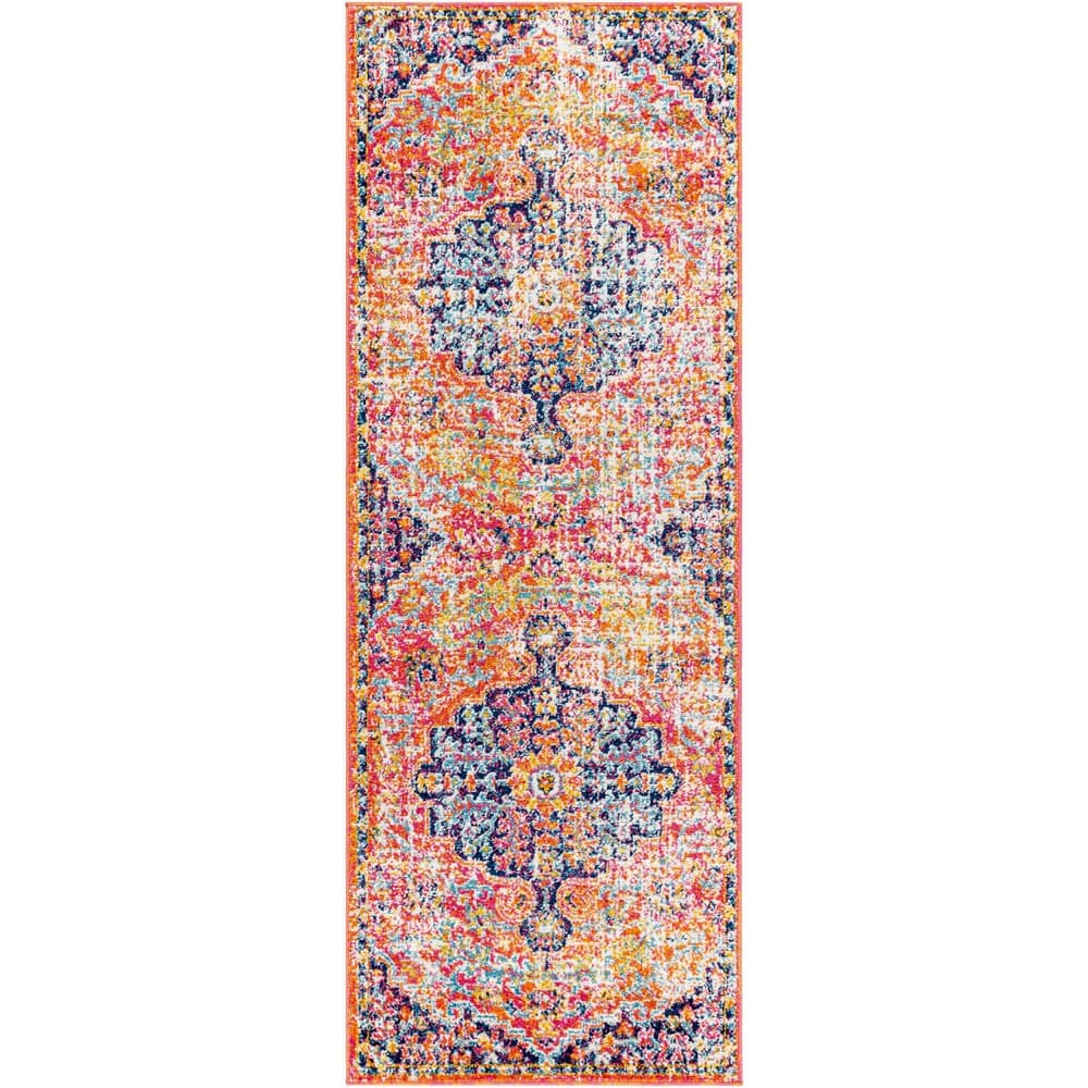 Harput Blue Machine Woven Rug by Livabliss - Image 7