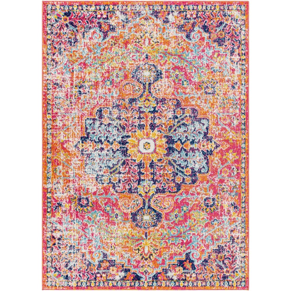 Harput Blue Machine Woven Rug by Livabliss - Image 6