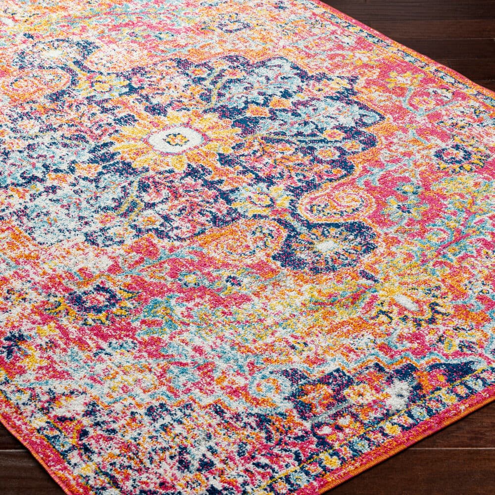 Harput Blue Machine Woven Rug by Livabliss - Image 3