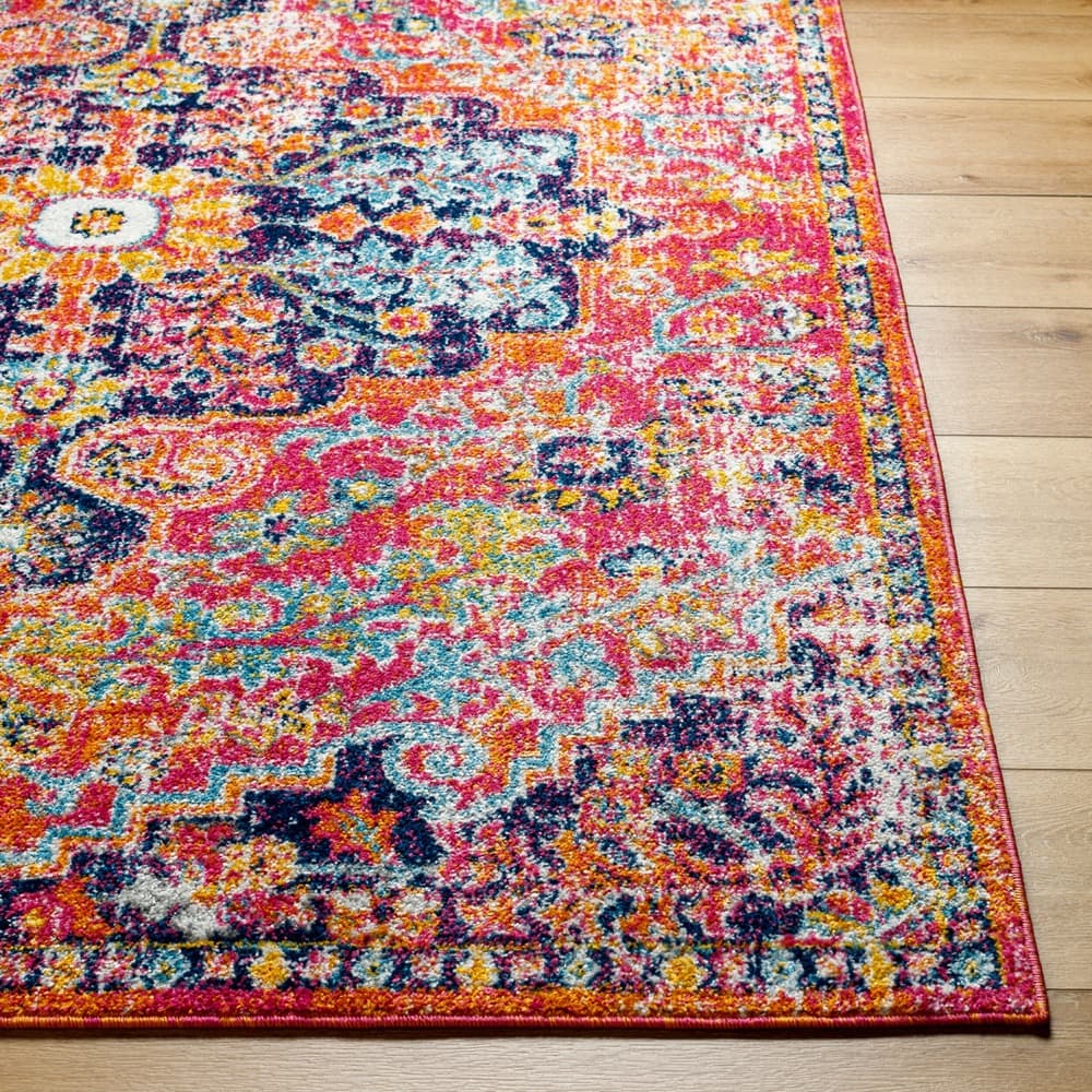 Harput Blue Machine Woven Rug by Livabliss - Image 5