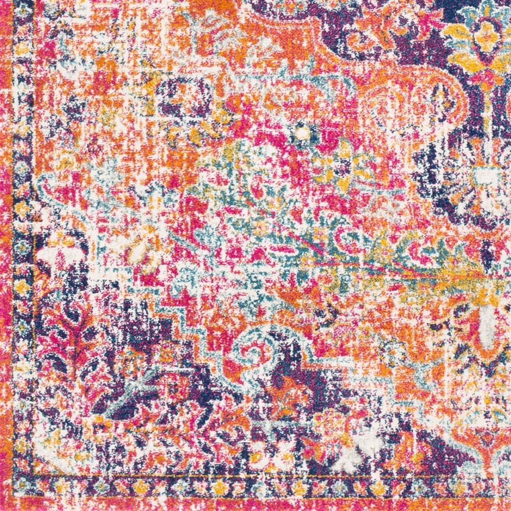 Harput Blue Machine Woven Rug by Livabliss - Image 4