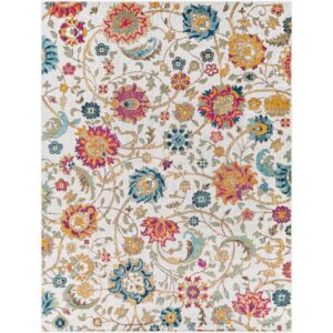 Harput Blue Machine Woven Rug by Livabliss
