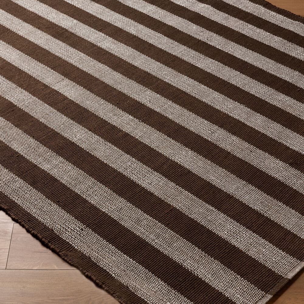 Harbor Chocolate Handmade Outdoor Rug by Livabliss - Image 2