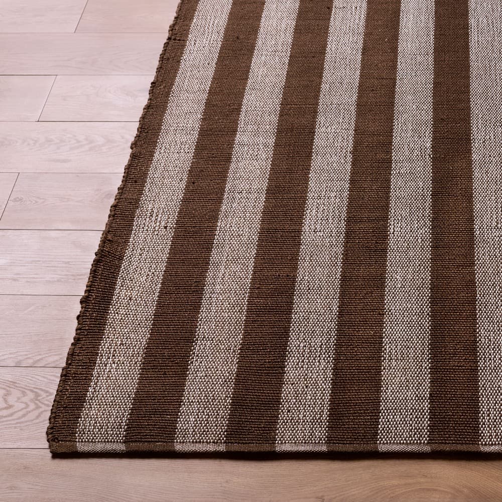 Harbor Chocolate Handmade Outdoor Rug by Livabliss - Image 3