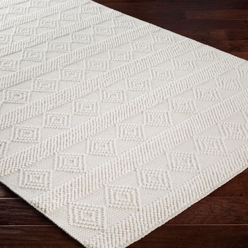 Hygge White Handmade Rug by Livabliss - Image 3