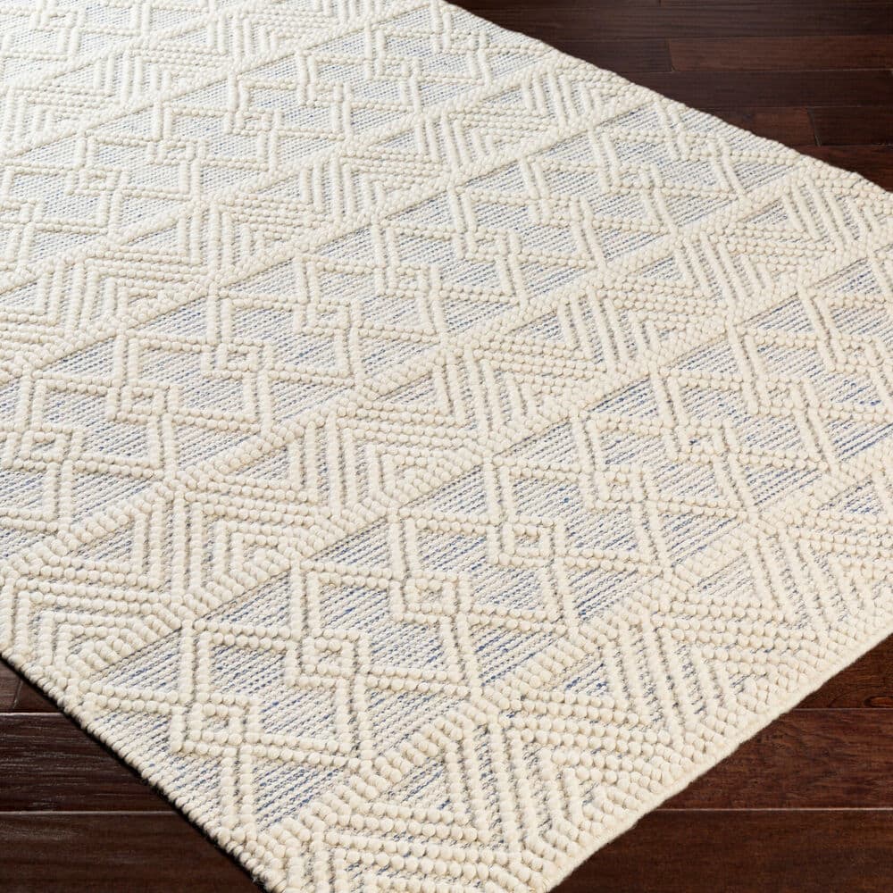 Hygge Blue Handmade Rug by Livabliss - Image 3