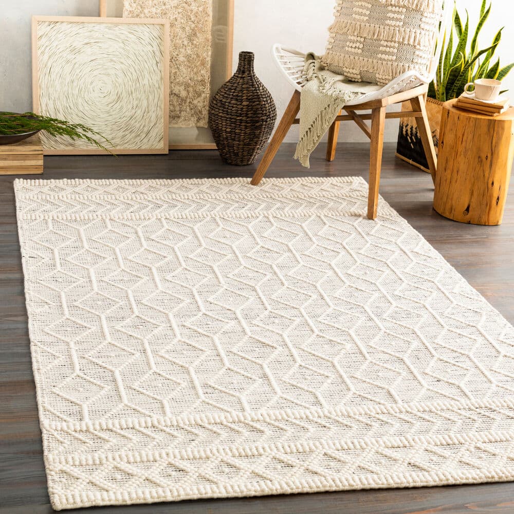 Hygge Black Handmade Rug by Livabliss - Image 2
