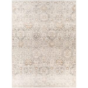 Indigo Gray Machine Woven Rug by Livabliss