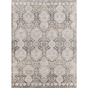 Indigo Black Machine Woven Rug by Livabliss