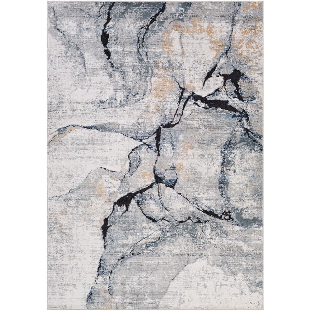 Jolie Gray Machine Woven Rug by Livabliss - Image 9