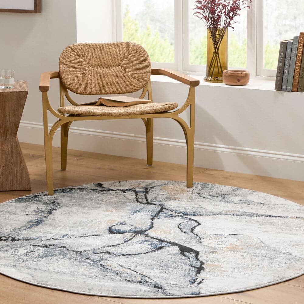 Jolie Gray Machine Woven Rug by Livabliss - Image 7