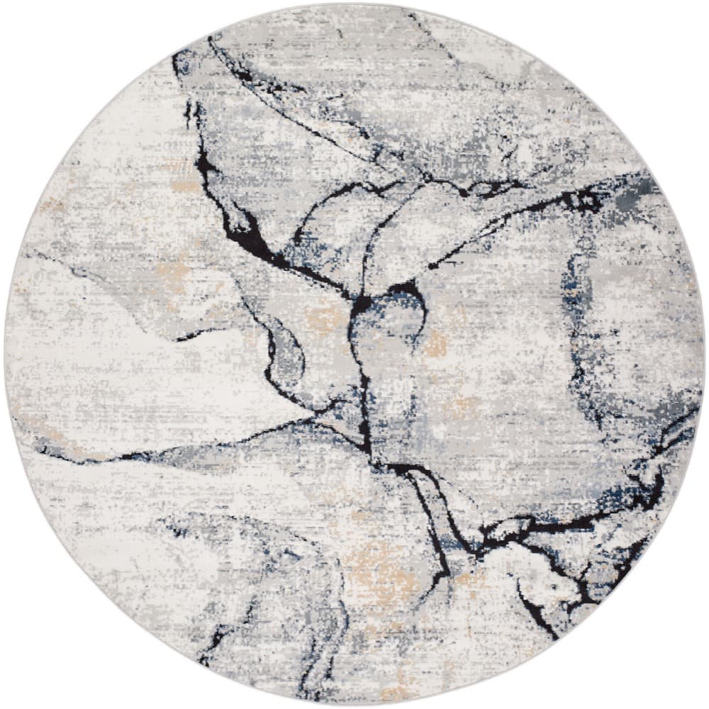 Jolie Gray Machine Woven Rug by Livabliss - Image 6