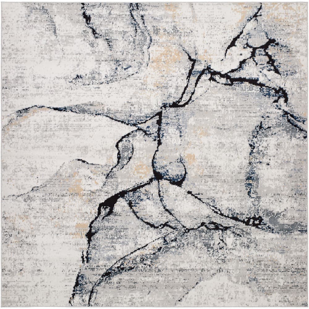 Jolie Gray Machine Woven Rug by Livabliss - Image 8